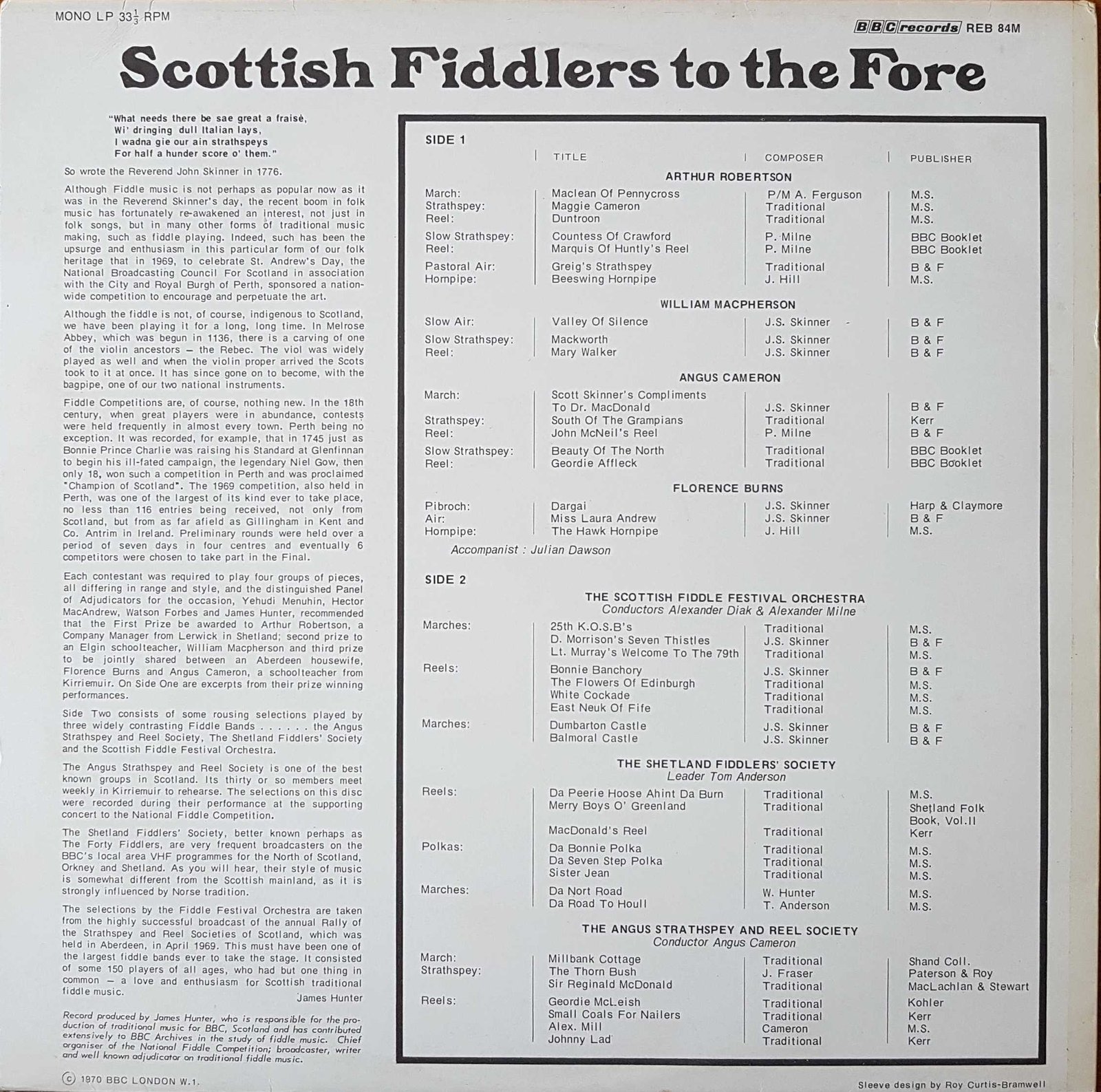 Back cover of REB 84